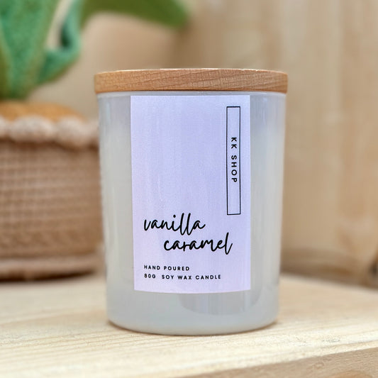 80g Vanilla Caramel Soy Blend Candle