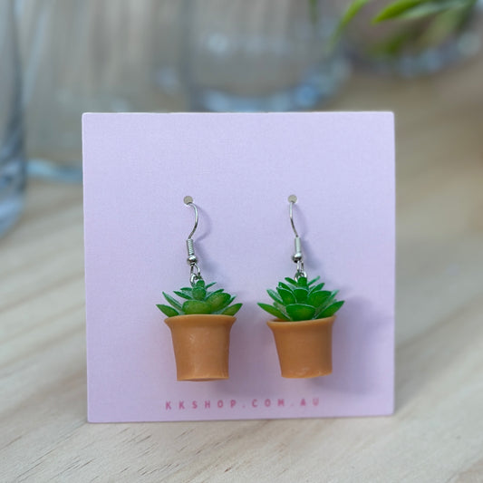 Succulent Earrings