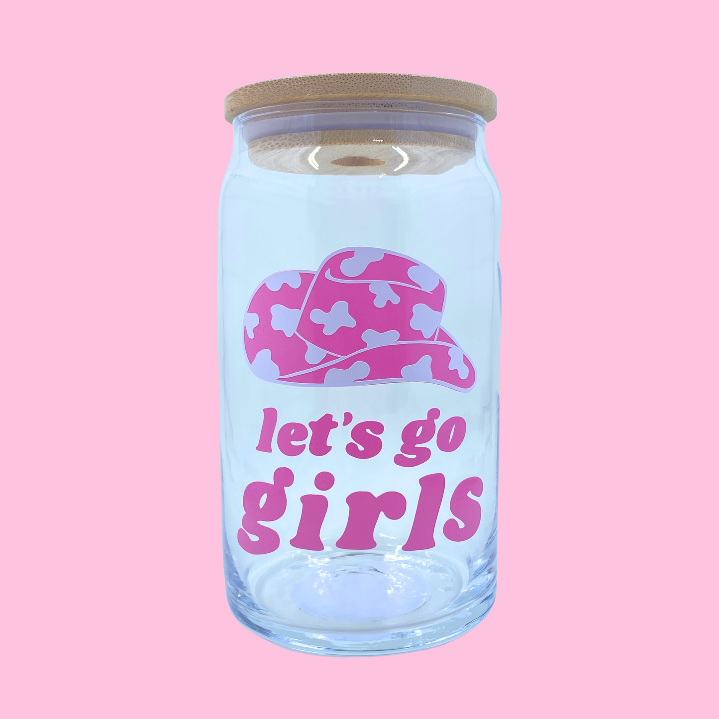 Let’s Go Girls Glass Can Cup - 473ml