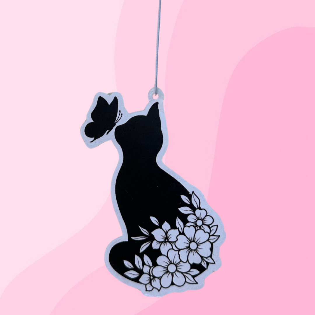 Black Cat Air Freshener