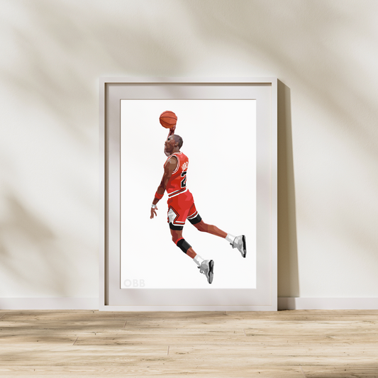 Michael Jordan Dunk Artwork