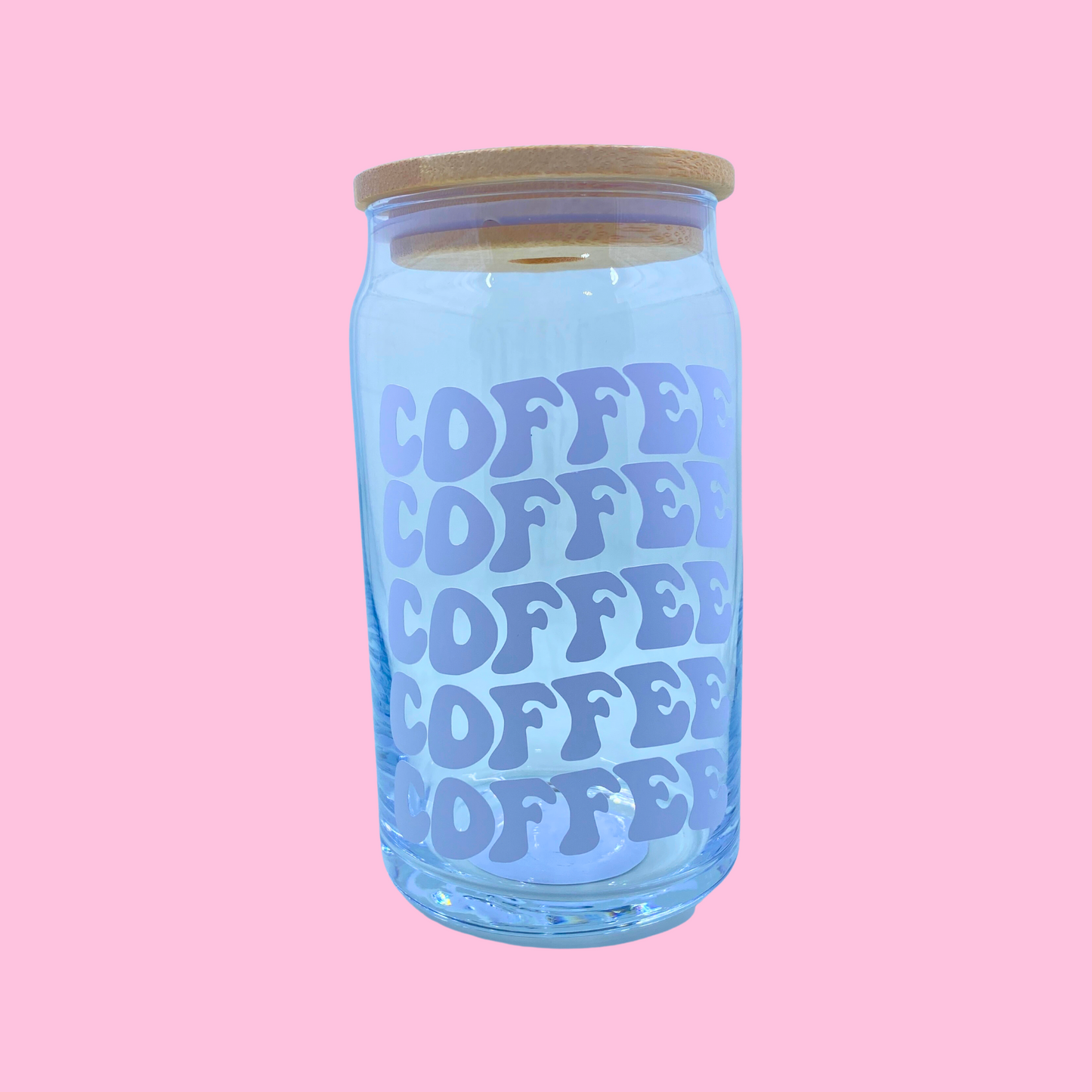 Coffee Coffee Coffee Glass Can Cup - 473ml