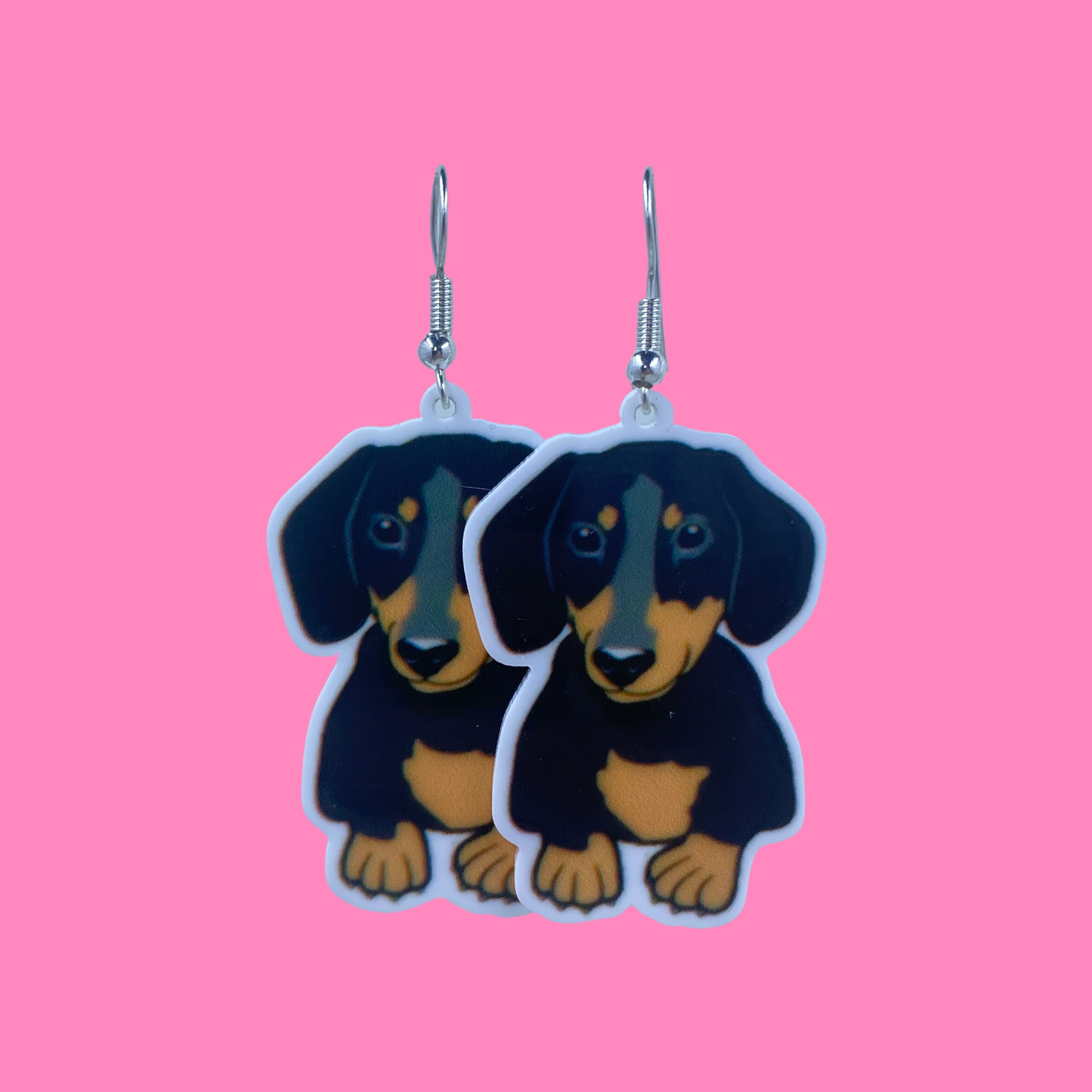 Dachshund Dangle Earrings