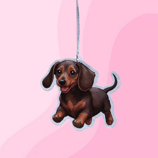 Cartoon Dachshund Air Freshener