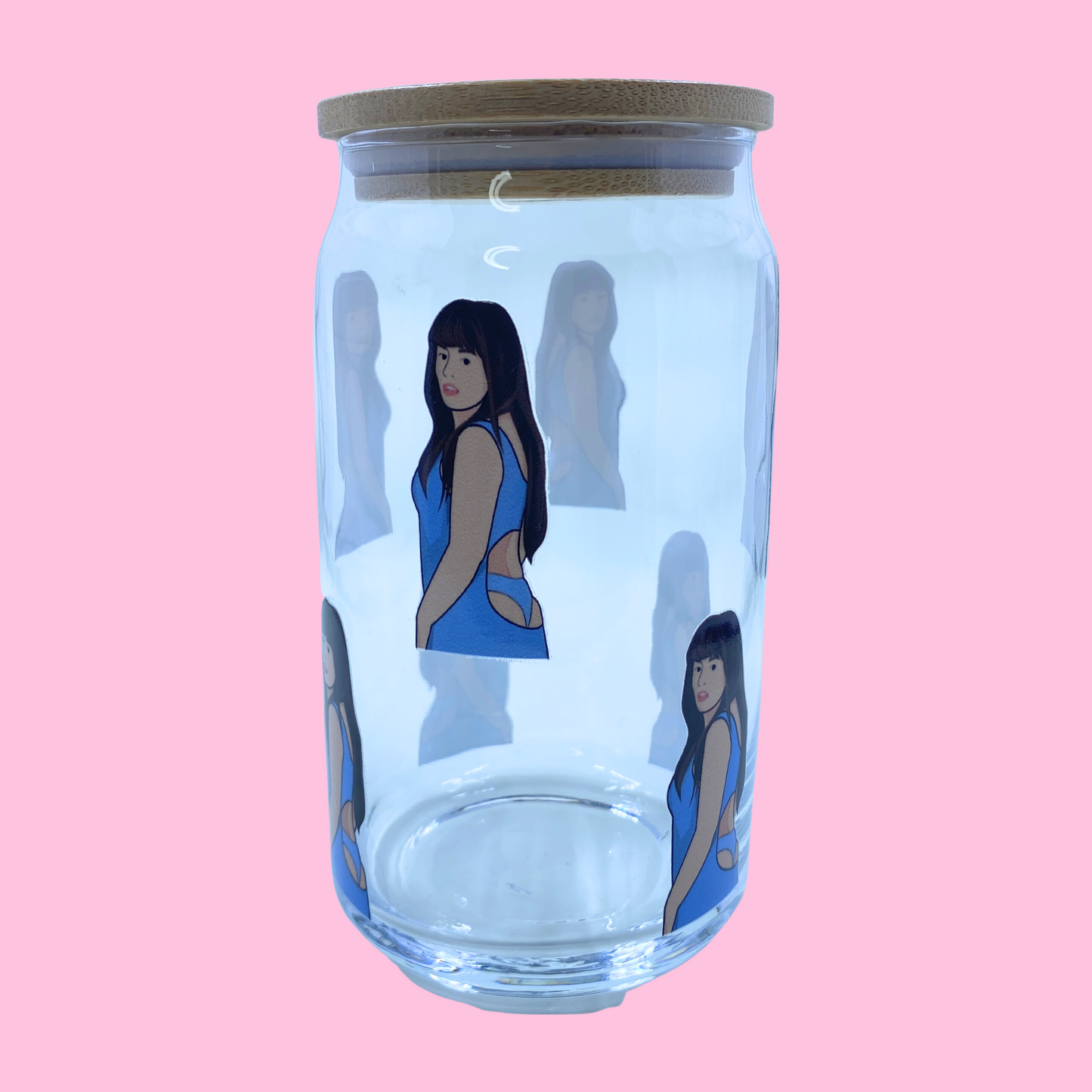 Kath & Kim Inspired - Kim Glass Can Cup - 473ml