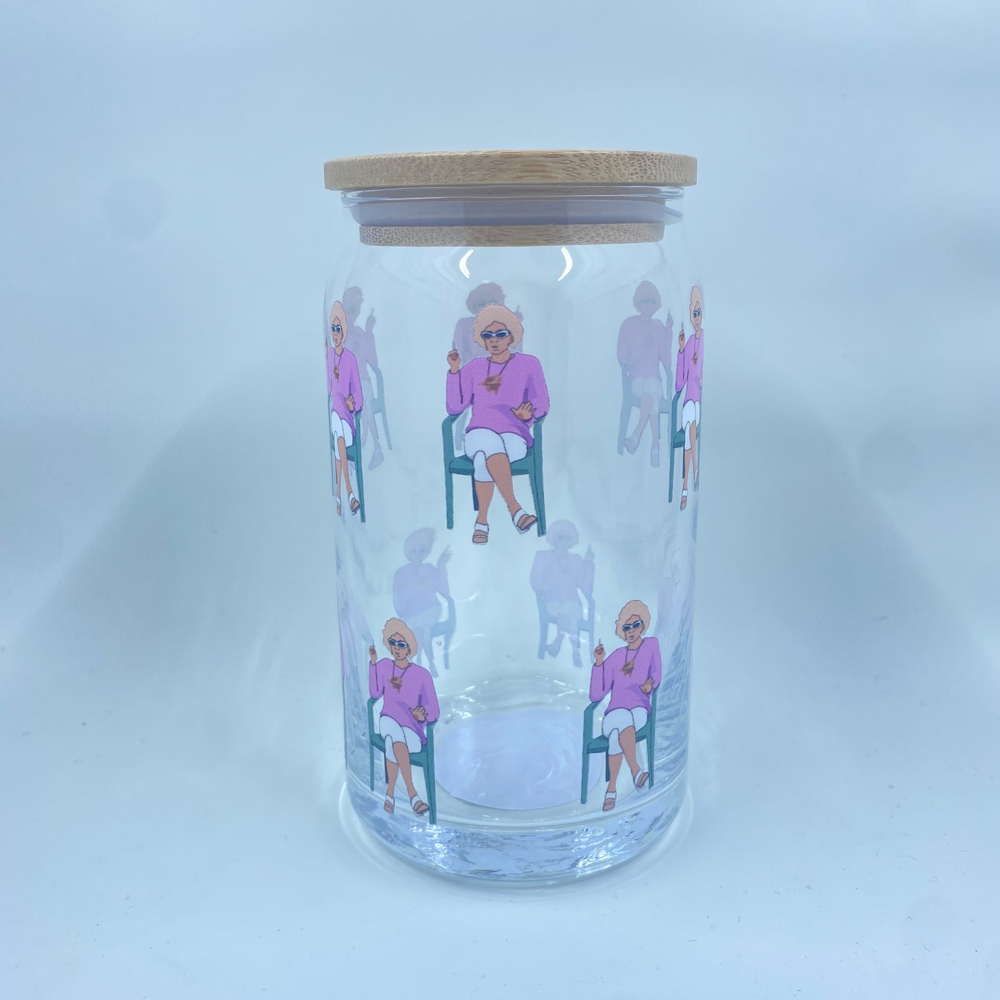 Kath & Kim Inspired - Kath Glass Can Cup - 473ml