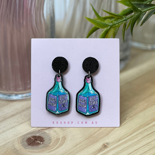 Boys Tears Earrings