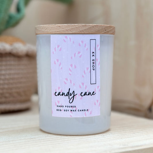 80g Candy Cane Soy Blend Candle