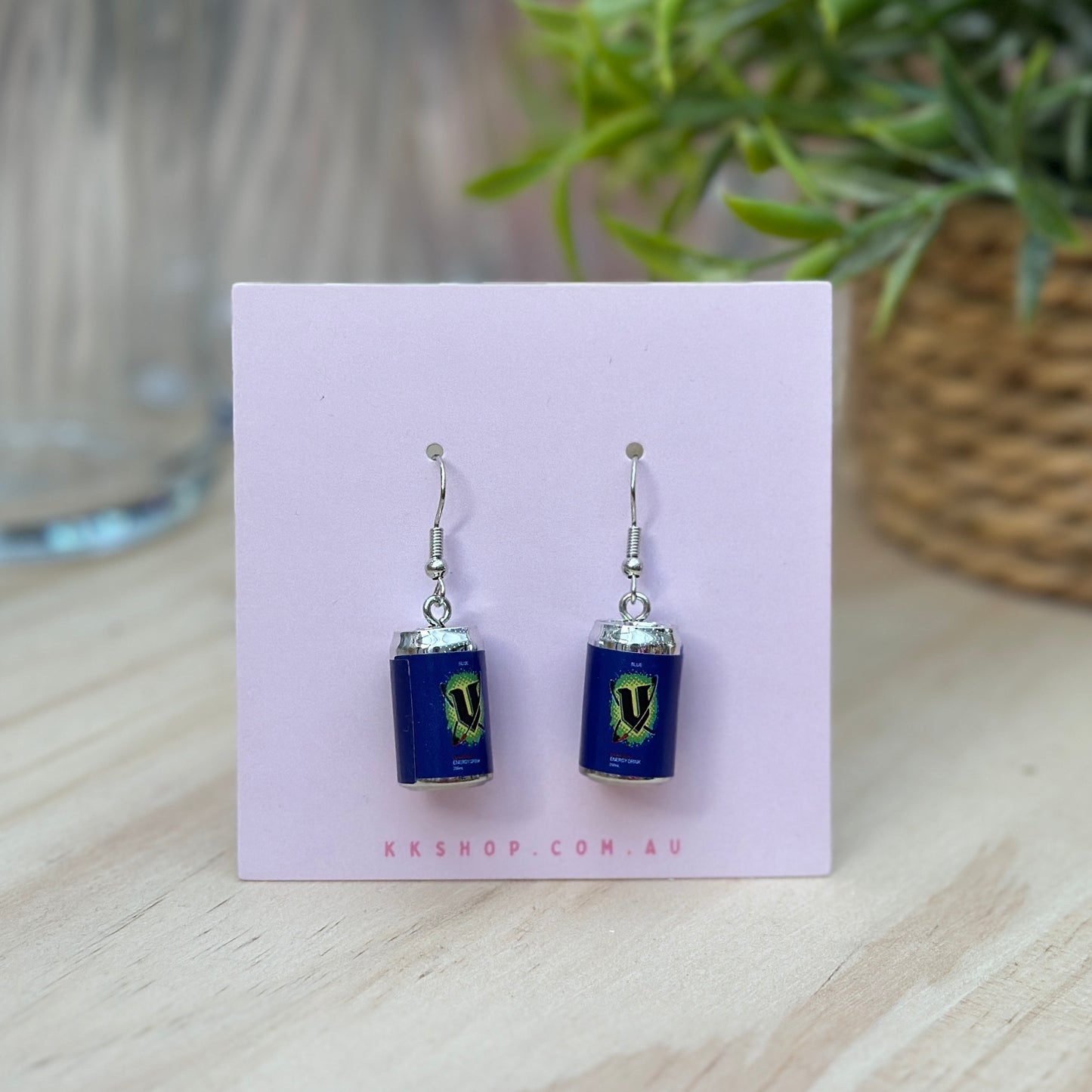 Blue V Earrings