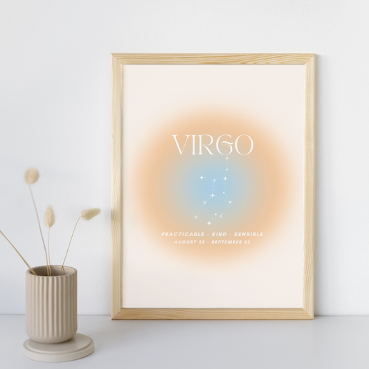 Virgo - A3 Zodiac Print