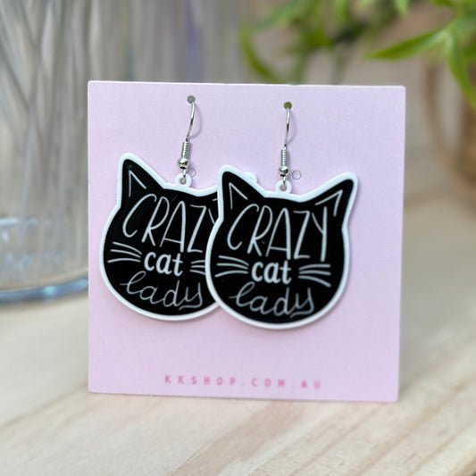 Crazy Cat Lady Earrings