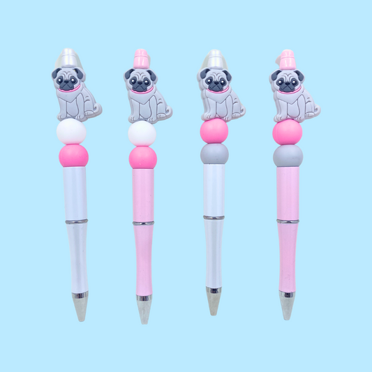 Pug Beaded Pen