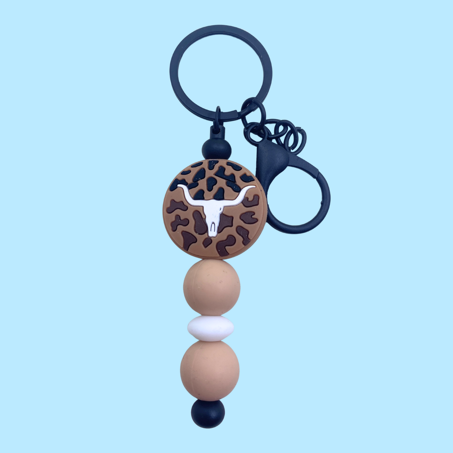 Western Beaded Keychain