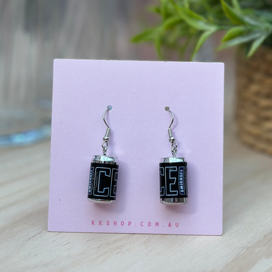 Smirnoff Ice Double Black Earrings