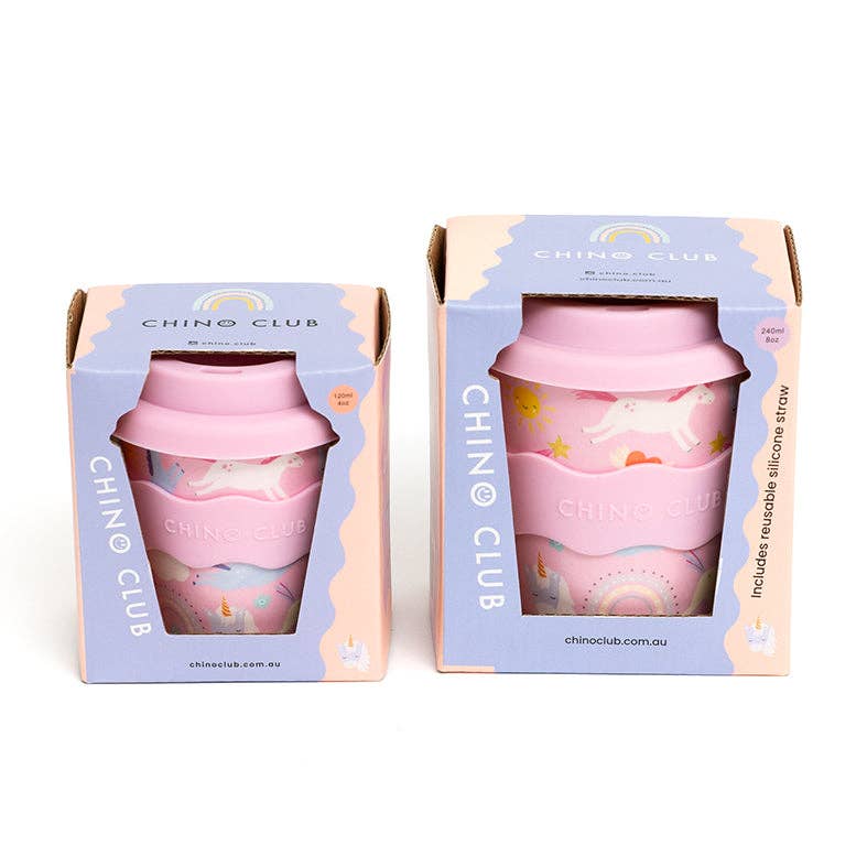 Pink Unicorn Babychino Cup 4oz