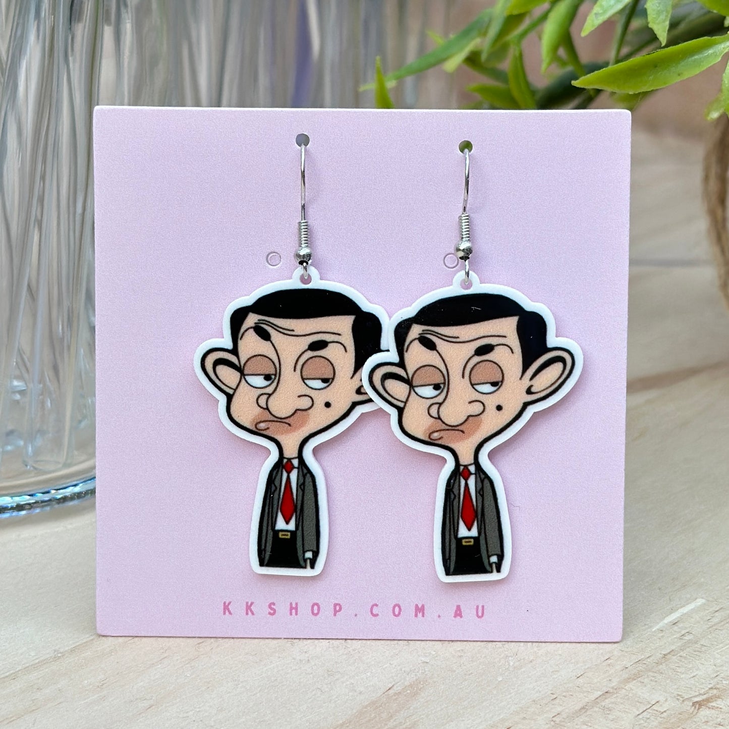 Mr Bean Earrings