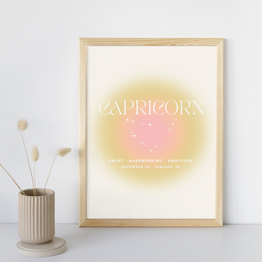 Capricorn - A3 Zodiac Print