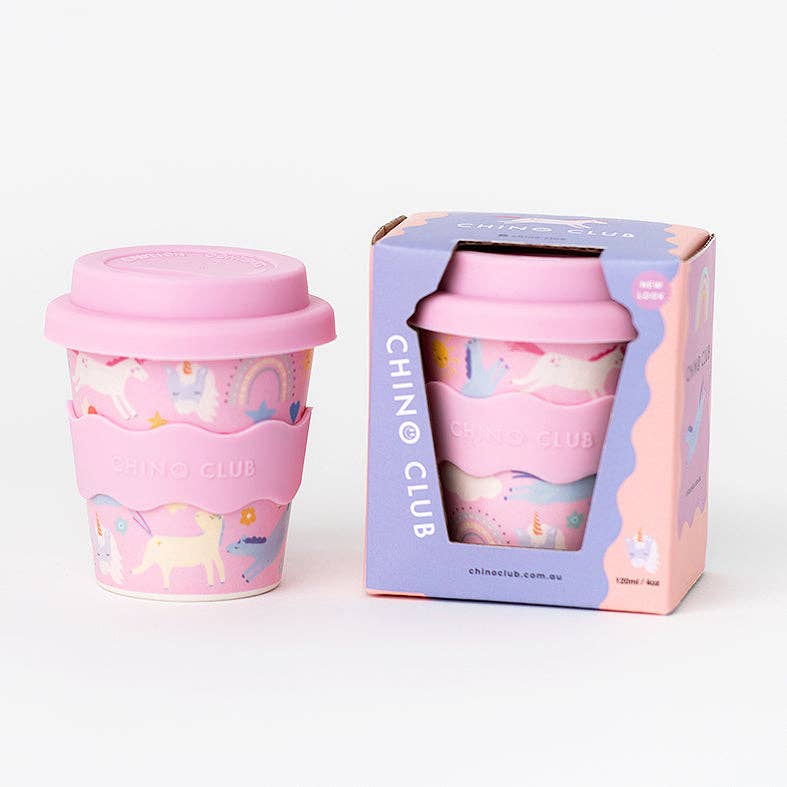 Pink Unicorn Babychino Cup 4oz