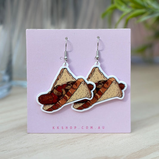 Snag in Bread Earrings