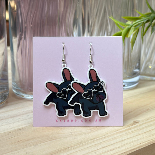 Frenchie Earrings