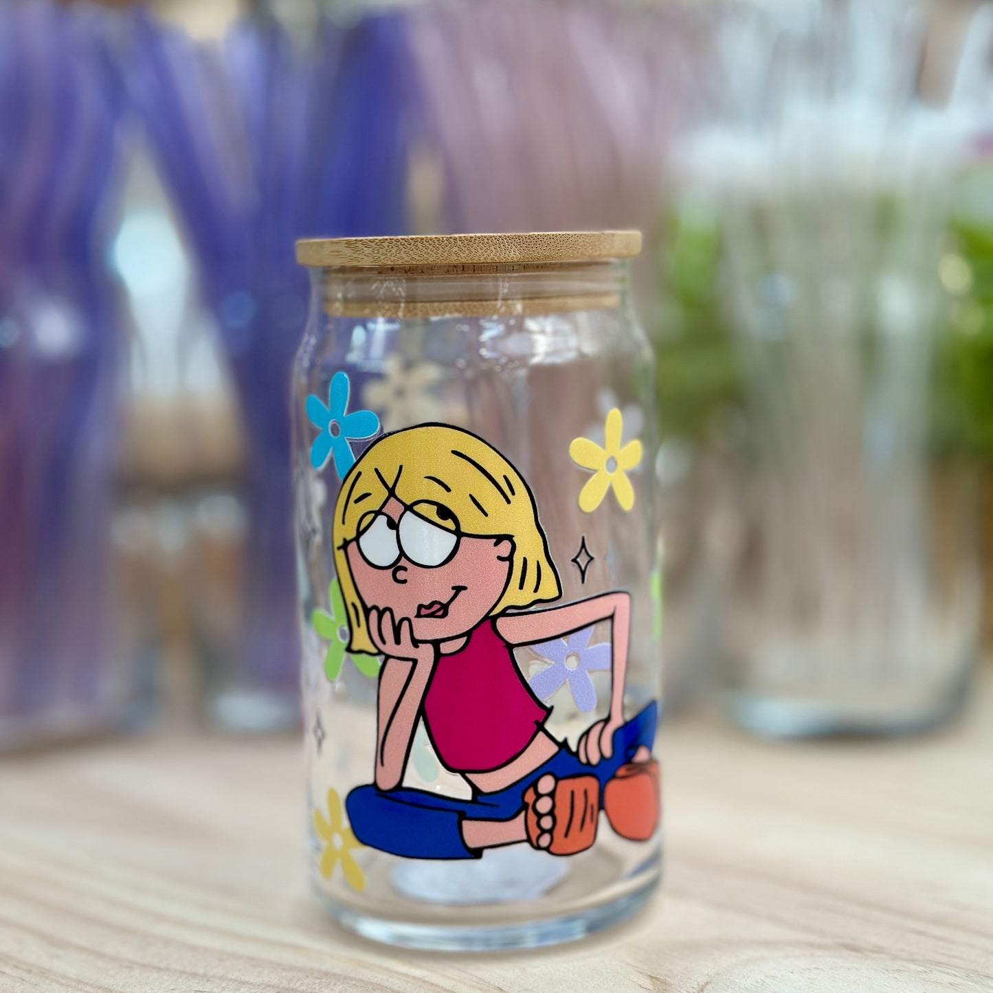 Lizzie McGuire Glass Can Cup - 473ml