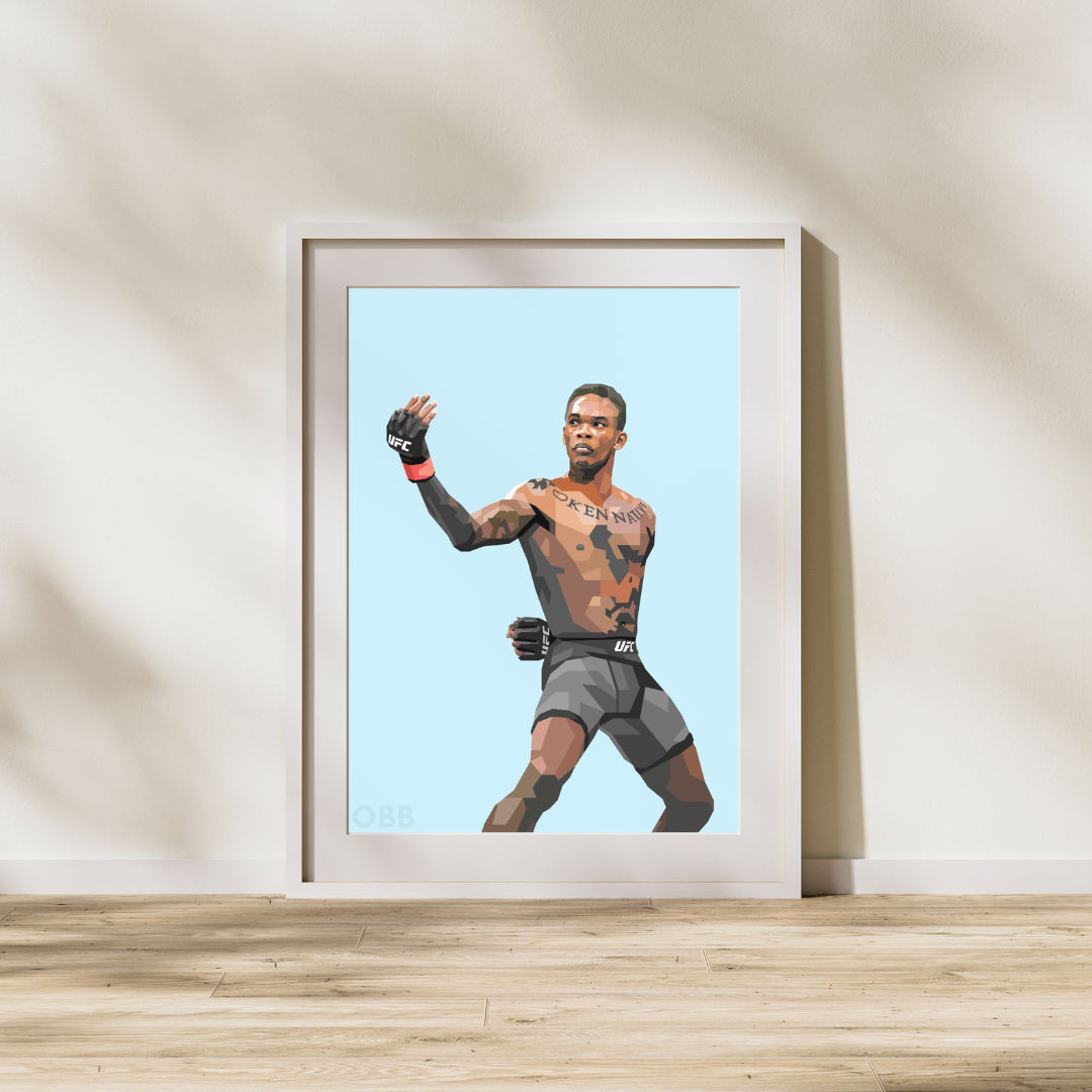 Israel Adesanya Artwork