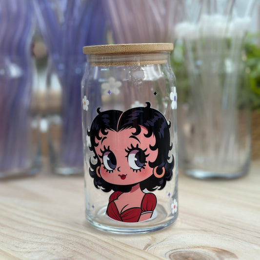 Betty Boop - Glass Can Cup - 473ml