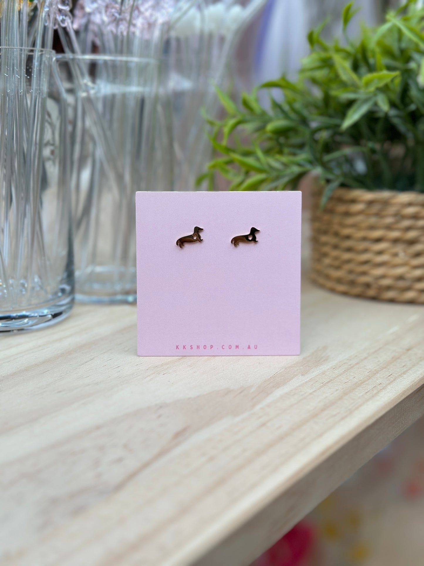 Dachshund Stud Earrings