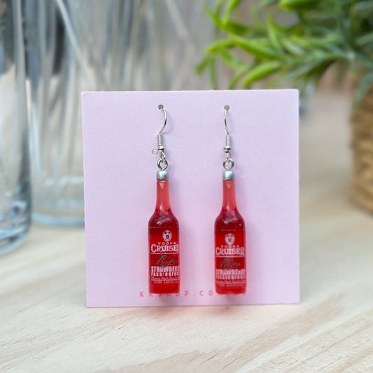 Vodka Cruiser 'Strawberry' Earrings