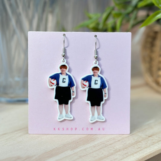 Sharon Netball Earrings