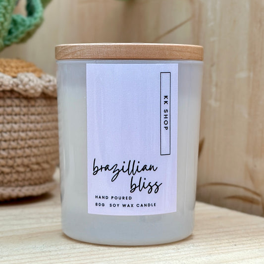 80g Brazillian Bliss Soy Blend Candle