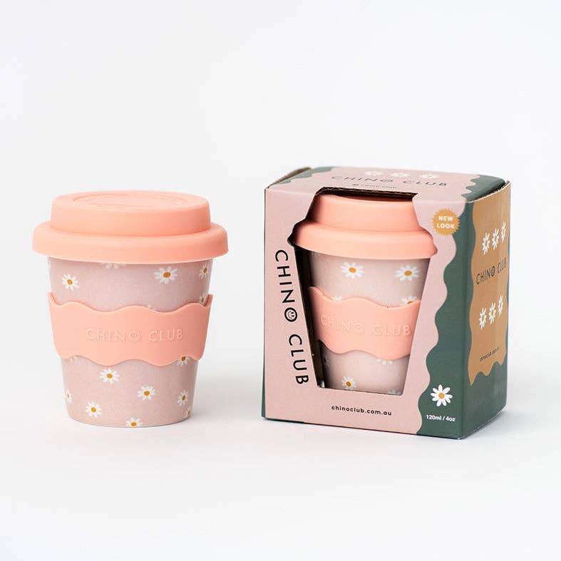 Pink Daisy Babychino Cup 4oz