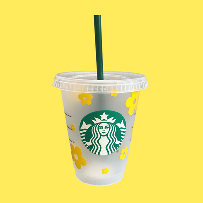 Starbucks Small Tumbler - 470ml - Flower Design - Multiple colours available