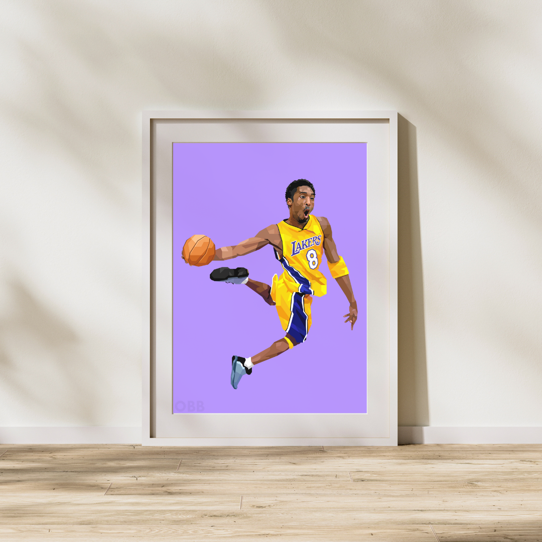 Kobe Bryant Dunk Artwork