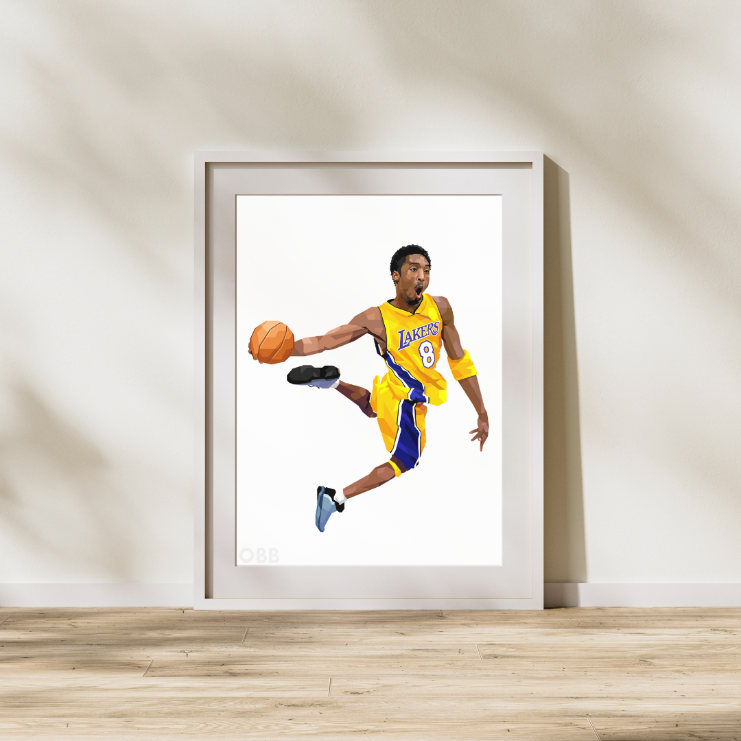 Kobe Bryant Dunk Artwork