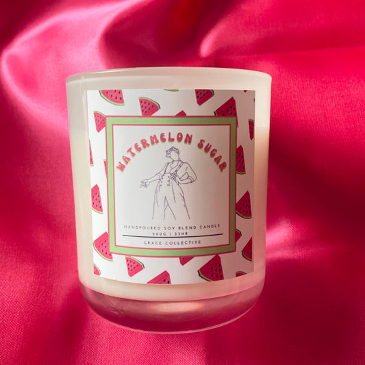 Watermelon Sugar - Harry Styles Inspired Jar Candle - Watermelon Scented